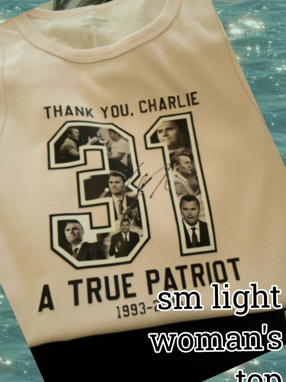 "Thank You, Charlie" 31 Graphic Tank Top
